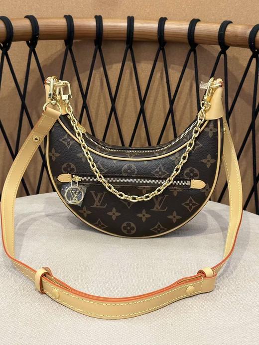 M81098-驴家 经典老花满印链条 月亮包 豌豆包（DG*MM） 商品图0