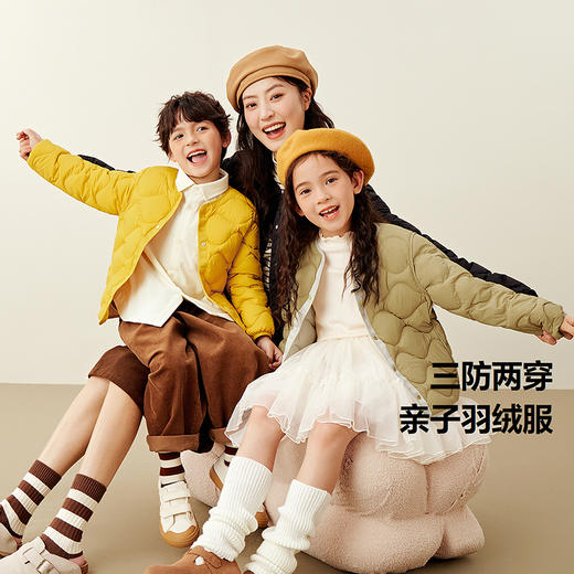 【爆品主推】【亲子三防】迷你巴拉羽绒服冬季新款轻暖三防双面穿儿童外套 商品图5