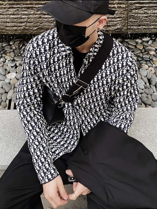 迪奥 2025FWOblique提花针织衬衫（DY） 商品图4