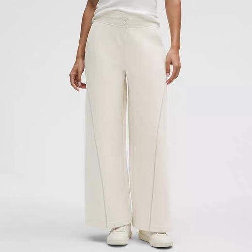 原单Lu家Fleece Varsity女士拉绒高腰长裤110103 商品图3