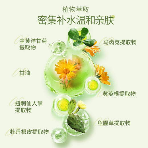 安姑娘｜洋甘菊舒缓补水面膜 无香味 补水舒缓肌肤保湿润泽改善粗糙5片/盒牡丹纤维凝胶膜布 商品图5