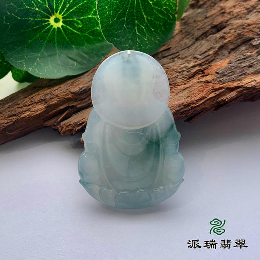 派瑞翡翠 翡翠观音 糯冰 飘花 商品图1