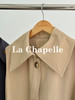 拉夏贝尔/La Chapelle无袖翻领连衣裙短款外搭风衣套装女高级感时尚小众 商品缩略图9