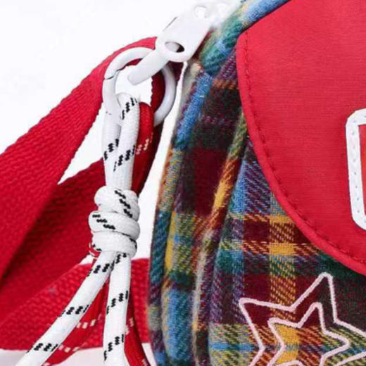 复古撞色字母heart彩色格纹斜挎包纪念日百货门店同款167046262 商品图2