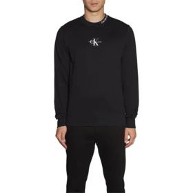 领口提花 西K元单 全棉毛圈圆领卫衣WY934