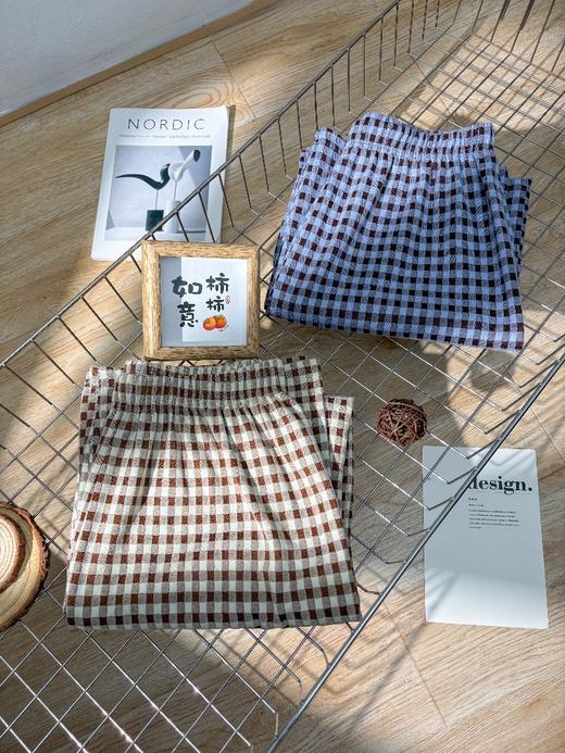 【YW】无忧购69元2件复合加绒格子家居裤可外穿遛弯裤（截单后3-5天发货) 商品图2