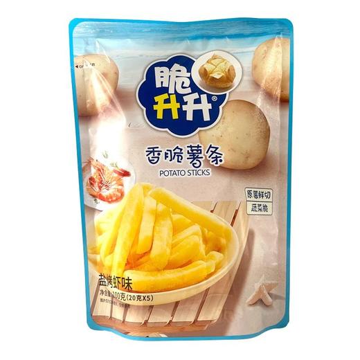 脆升升 盐烤虾味香脆薯条 100g/包 商品图0