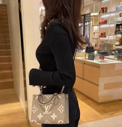 M45779-驴家ONTHEGO 小号手袋 大象灰色（DG*MM） 商品图4