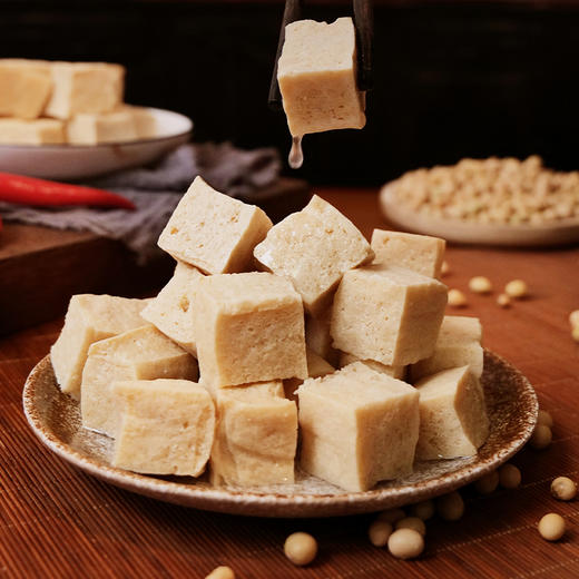 豆黄金有机冻豆腐400g*5盒 商品图1