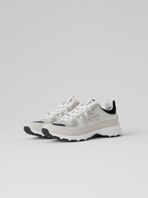 xx71-36码 38码 香奈儿 25A 小牛皮圆头系带低帮生活休闲鞋女款 (WG) 商品图5