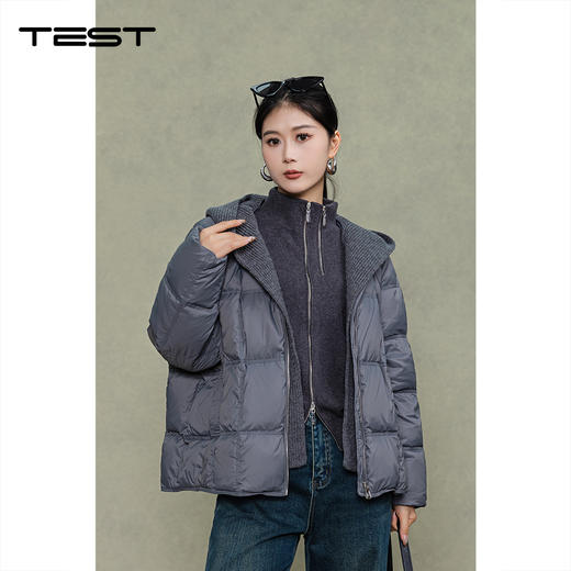 冬上新韩版时尚宽松保暖设计感羽绒服2254031 商品图0