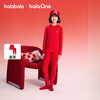 【balaOne】巴拉巴拉童装儿童内衣套装女童2025新款春季红色睡衣 商品缩略图1