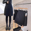 错位小A型中裙！2025气质简约羊毛半身裙巨显瘦2025秋冬短裙新款！ 商品缩略图3