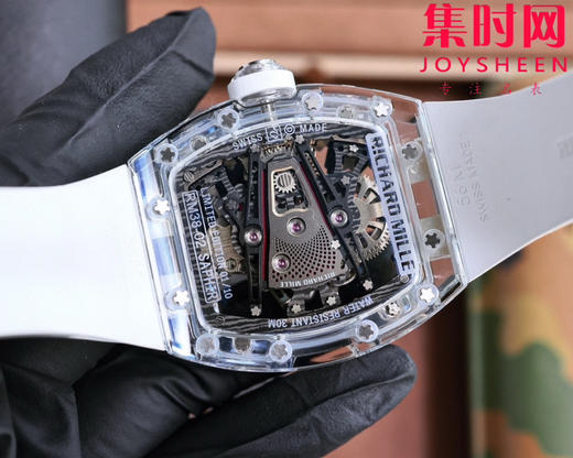 『水晶』理查德米勒 理查米尔全透明壳 推出 RM38-02 水晶 粉色主题镂空真陀飞轮腕表 商品图8