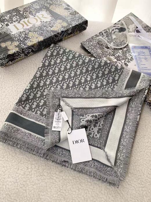 WJ29-迪奥 印花字母时尚优雅 羊毛 披肩（KISS*MM） 商品图0