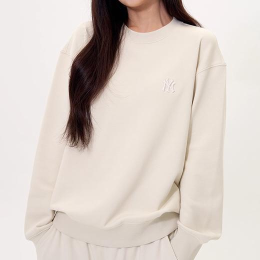 【双旦特惠：奥莱特卖场】MLB经典2025年秋冬小标圆领男女情侣同款卫衣MTB01 商品图4