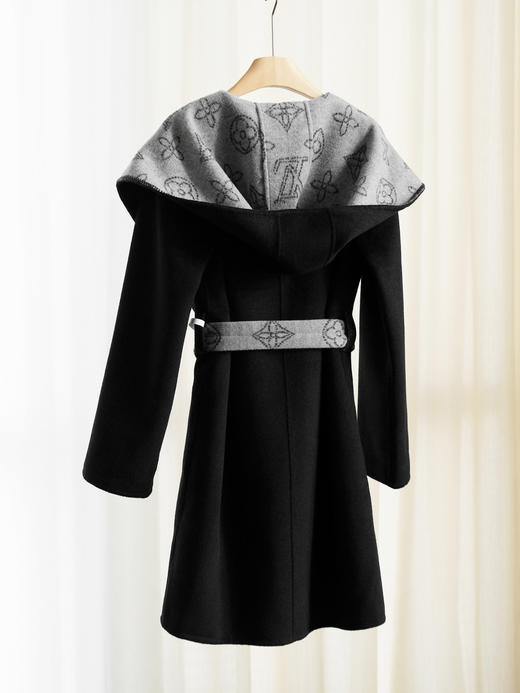 【只可换码，不退货】GY34-驴家金晨同款空心花长款秋冬经典款羊毛双面大衣（SZX*MM） 商品图7