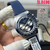 AF浪琴康卡斯计时系列 康卡斯悦动计时 男士腕表 胶带款 表径42mm 商品缩略图1