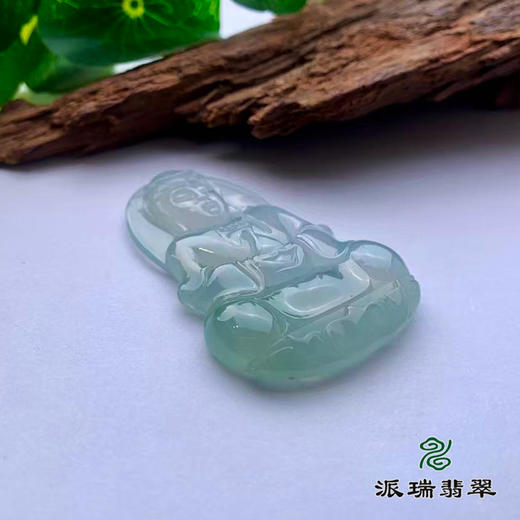 派瑞翡翠 翡翠观音 糯冰 蓝晴 商品图3