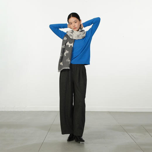 极简松紧弯刀裤女士阔腿裤-纪念日百货门店同款166695754 商品图3