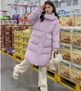 韩版时尚洋气收腰显瘦中长款90白鸭绒羽绒服HY-30 商品缩略图3
