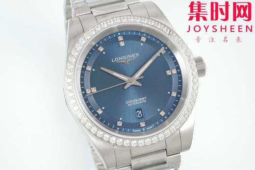 浪琴新款 AF康卡斯悦动41系列 钻圈款 男士腕表 商品图2