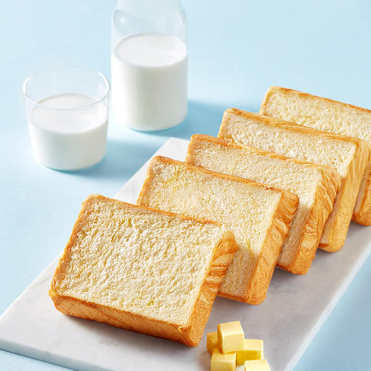 高钙手工厚切吐司（牛奶味）370g*2箱 商品图6