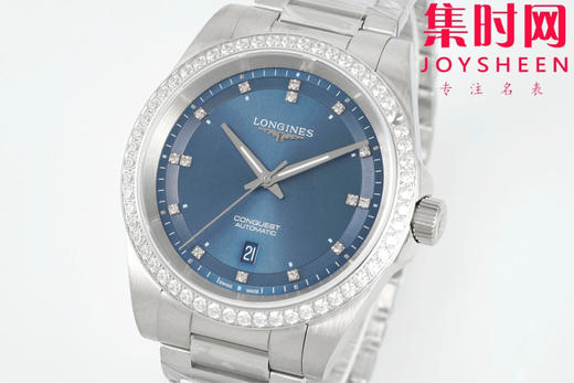 浪琴新款 AF康卡斯悦动41系列 钻圈款 男士腕表 商品图1