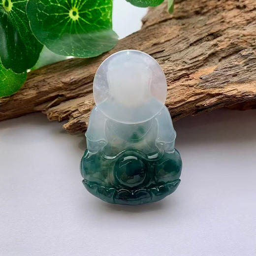 派瑞翡翠 翡翠观音 糯冰 飘花 商品图1