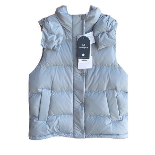 柜上2000+lu家五格90白鸭绒马甲连帽短款羽绒服女25秋冬新款！ 商品图4