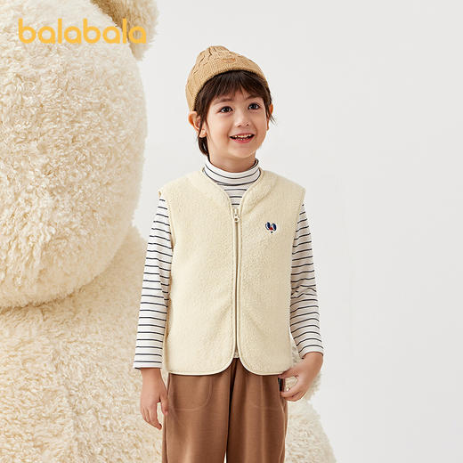 巴拉巴拉童装儿童马甲2025冬季新款保暖背心男女童萌 商品图1