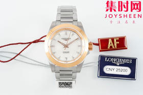 浪琴新款 AF康卡斯悦动系列34mm 间金款 女士腕表