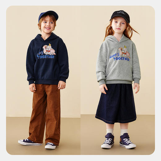 【小飞象联名】迷你巴拉男童卫衣儿童透气长袖上衣2025秋新款 商品图2