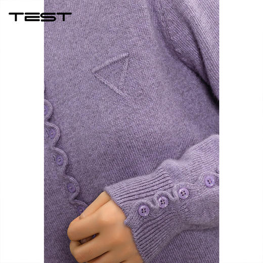 冬上新法式宽松显瘦温柔风半高领毛衣1254119 商品图4