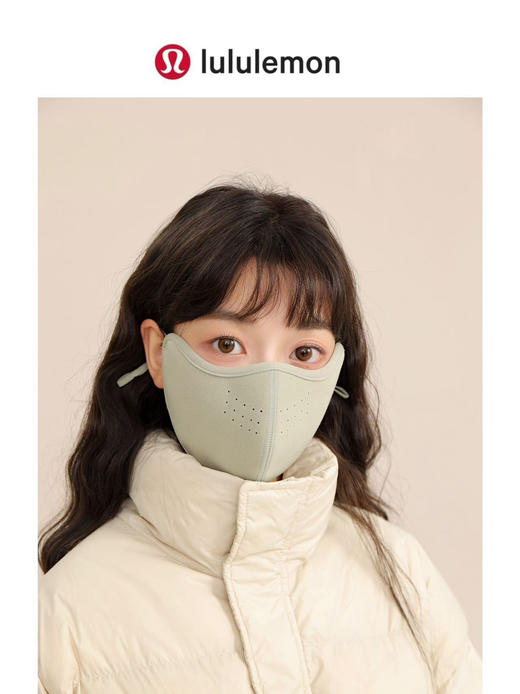 原单正品 Lulu胶原蛋白保暖口罩
颜色：黑色/深灰/浅灰/浅绿/粉色/紫色 商品图10