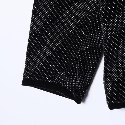 T4947SDSA男士秋冬新款痞帅男装韩版斜纹满天星半高领长袖T恤百搭时尚 商品图4