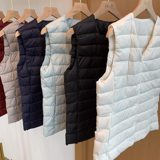 好品质！ 好穿不钻绒！ 2025两种穿法叠穿内搭白鸭绒羽绒背心马甲！ 商品图3