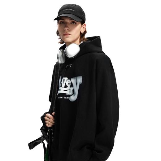 明星同款IDEVERRAY秋冬logo印花连帽卫衣男款美式情侣帽衫上衣女 商品图2