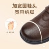 信诺真皮舒适平底妈妈鞋2025冬季新款加绒保暖中老年复古奶奶棉靴5M659-13D 商品缩略图2