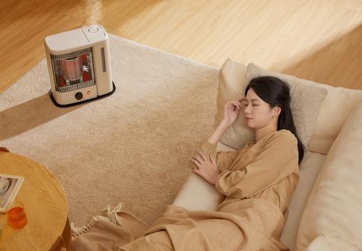 【日本同步上市】amadana远红外热加湿电暖器-HFU02 热雾加湿 补水温润过冬 陶瓷镍铬发热稳定 室外亦可用 远红外光波 暗柔光不伤眼 两档功率 节能省电 倾倒断电 机械旋钮 商品图7