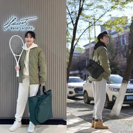 法国鳄鱼 王一博海报款！男女同款！王一博同款休闲保暖菱格棉服代购2800➕ 商品图2