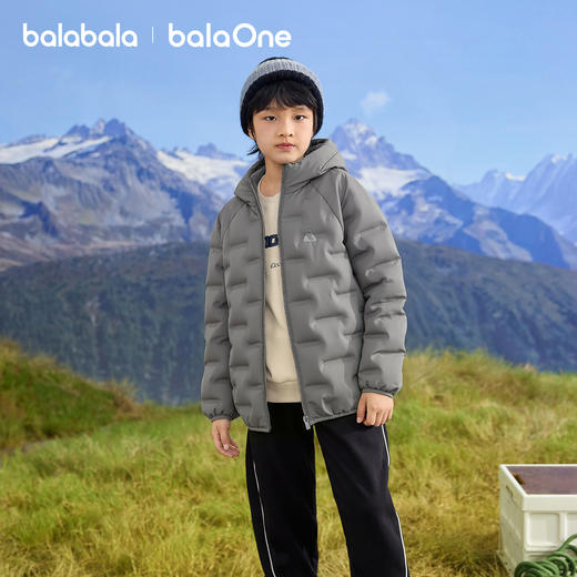 巴拉巴拉balaOne儿童羽绒服男童女童童装2025年冬季新款户外防护 商品图2