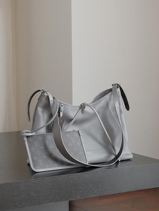 M12583-驴家 Carryall cargo手袋 灰色全皮 中号（DG*MM） 商品图1