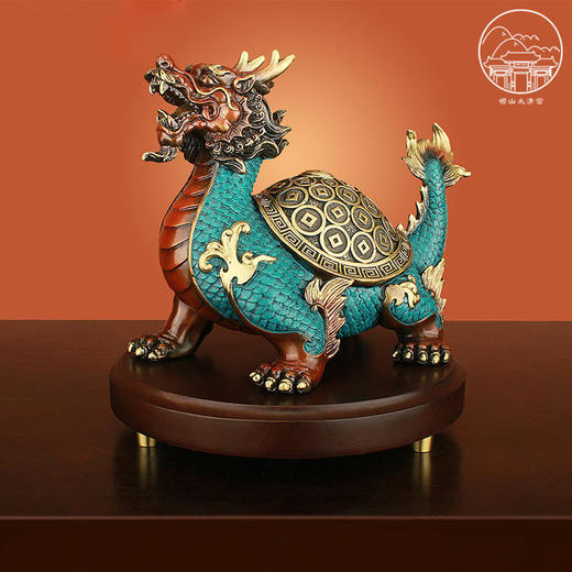 太清铜龙龟摆件 商品图0