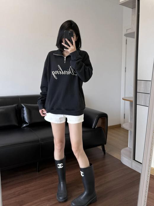 迪奥 2025FW印花字母标识拉链衣领卫衣（DY） 商品图0