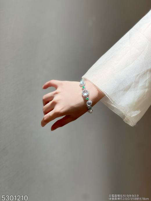 玻璃种蛋面手链  78999【5301210】 商品图4