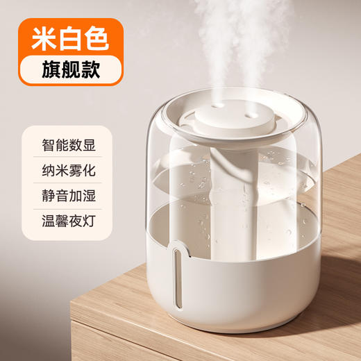 【新款6.8L大容量加湿器】USB双喷雾 家用宿舍办公室卧室桌面带小夜灯 商品图8
