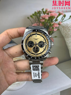 AF浪琴康卡斯计时系列 康卡斯悦动计时 男士腕表 钢带款 表径42mm