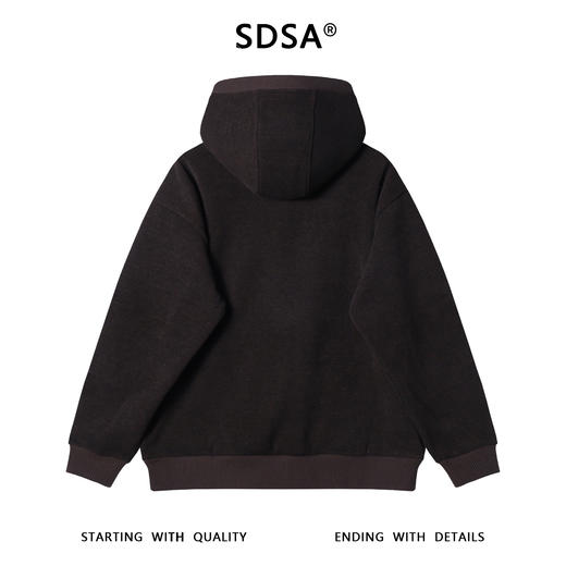 52099SDSA男士秋冬新款痞帅男装美式复古抽绳连帽卫衣百搭时尚套头上衣 商品图5