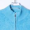 271SDSA秋冬新款痞帅男装潮牌短款绒面拉链立领针织衫百搭开衫毛衣 商品缩略图2